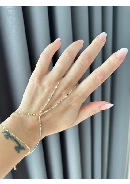 Taşlı Gold Renk Şahmeran