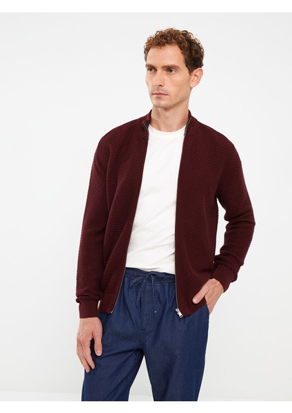 Yeni Sezon Standart Kalıp Dik Yaka Erkek Triko Hırka fiyatları