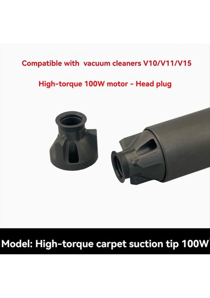 Yüksek Tork Emme Kafası 100 W Motor Golf Sopası Kılıfı Dyson V10 V11 V15 Elektrikli Süpürge Parçaları Yedek Motor Kapağı (Yurt Dışından) indirimleri