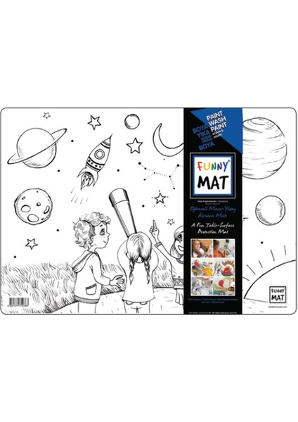 Funny Mat- Uzay Araştırmacıları - 33,5X48CM