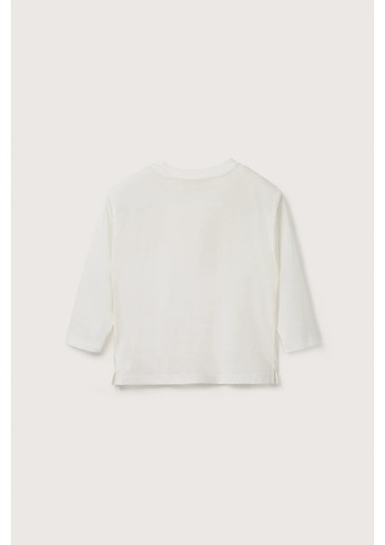 Alışveriş Çantası Baskılı Uzun Kollu Tshirt fırsatları