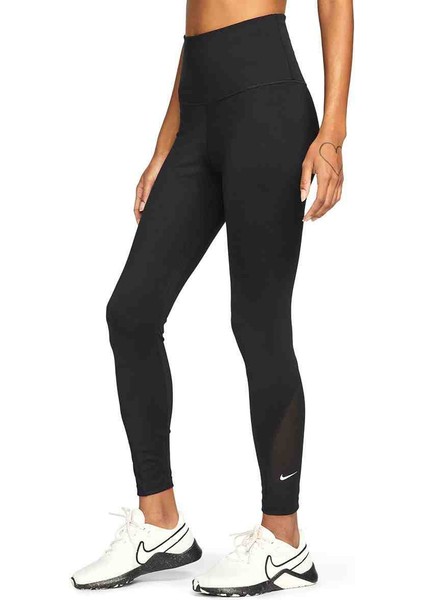 One Dri-Fit Kadın Siyah Antrenman Tayt DV9020-010