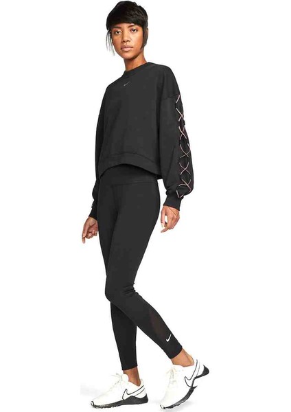 One Dri-Fit Kadın Siyah Antrenman Tayt DV9020-010 modelleri