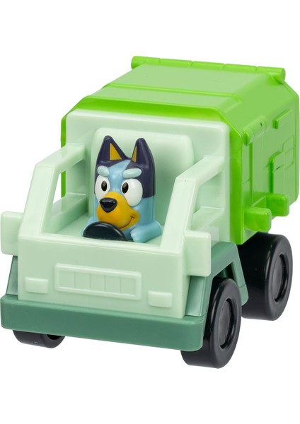 Figürlü Mini Araçlar - Bluey Çöp Kamyonunda