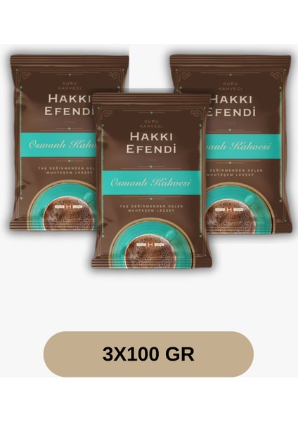Osmanlı Kahvesi 100 gr x 3 Adet Geleneksel Lezzet, Zengin Aroma