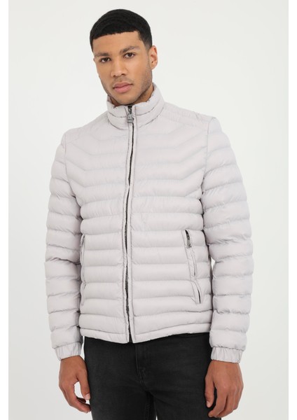 Taş Kapitone Slim Fit Erkek Mont fırsatları