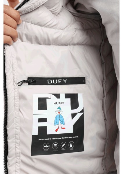 Taş Kapitone Slim Fit Erkek Mont