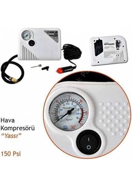 Carub Hava Kompresörü 12 V (Lastik Şişirme) modelleri