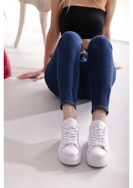 Sneaker Kadın Ayakkabı Günlük Spor Casual Siyah Ayakkabı