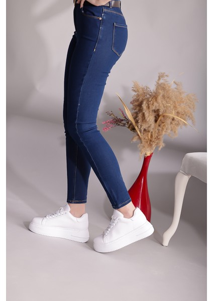 Sneaker Kadın Ayakkabı Günlük Spor Casual Siyah Ayakkabı