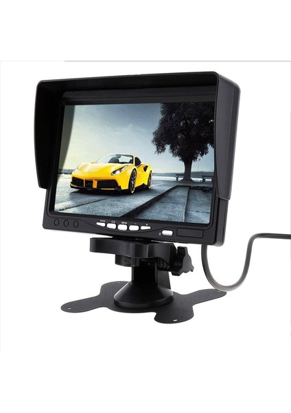 2x 12V-24V 7 Inç Tft LCD Renk Hd Monitör Araba Kamyonu Için Cctv Ters Arka Görünüm Yedek Kamera (Yurt Dışından) fırsatları