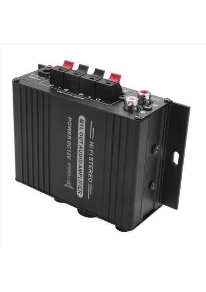 2x 12V Mini Ses Güç Araba Amplifikatörü Dijital Ses Alıcı Amp Çift Kanal 20W+20W Bas Tiz Hacim Kontrolü (Yurt Dışından)