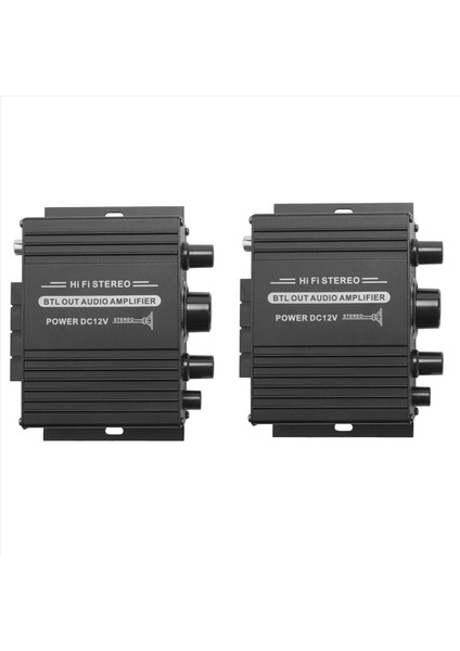 2x 12V Mini Ses Güç Araba Amplifikatörü Dijital Ses Alıcı Amp Çift Kanal 20W+20W Bas Tiz Hacim Kontrolü (Yurt Dışından) fiyatları