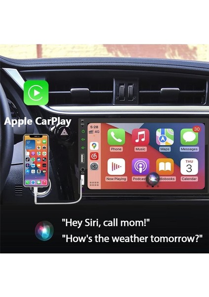 7 Inç Çift Din Araba Stereo Carplay Android Otomatik Ayna Bağlantısı Multimedya Touchscreen Player Bluetooth Radyo Kamerası USB (Yurt Dışından) modelleri