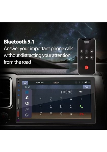 7 Inç Çift Din Araba Stereo Carplay Android Otomatik Ayna Bağlantısı Multimedya Touchscreen Player Bluetooth Radyo Kamerası USB (Yurt Dışından) fırsatları