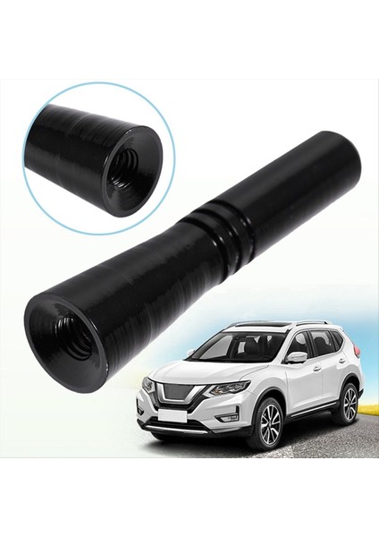 2x Evrensel Üst Çatı Kısa Kırbaç Vidalı Anten Uzatma Araba Radyosu (Siyah) (Yurt Dışından) indirimleri