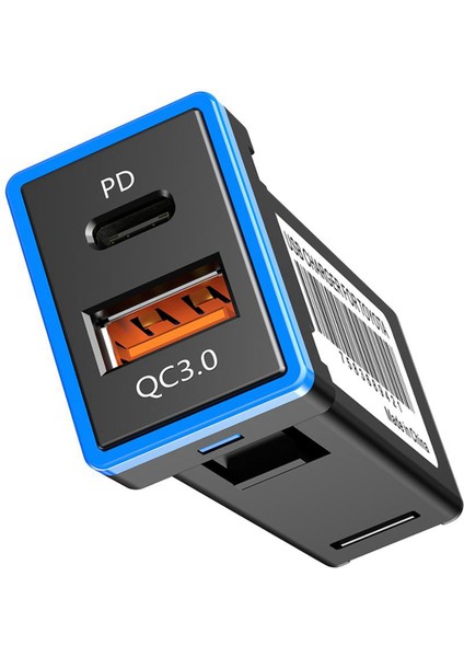 Toyota Için 2x Qc 3 0 Araç Şarj Cihazı Tip C USB Hızlı Şarj Soketi ile Çift Bağlantı Noktası (Yurt Dışından) modelleri