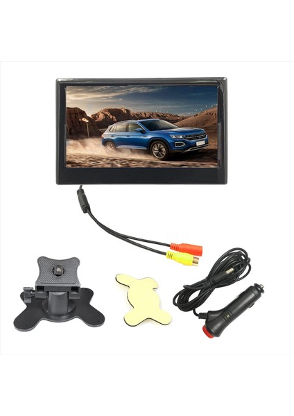 12V-24V 7 Inç Tft LCD Renk Hd Monitör Cctv Ters Arka Görünüm Yedekleme Kamera Arabası Aksesuarlar (Yurt Dışından)