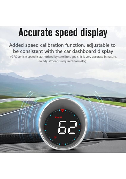 Araba Kafası Up Display Obd Çok Fonksiyonlu Ekran Hız Göstergesi Ekran Hız Kilometre Pusula Ekranı (Yurt Dışından) fırsatları