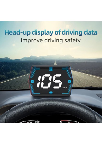Güvenlik Uyarısı Uydu Hız Ölçümü Gps Araç Montajlı Hud Kafa Ekran (Yurt Dışından) modelleri
