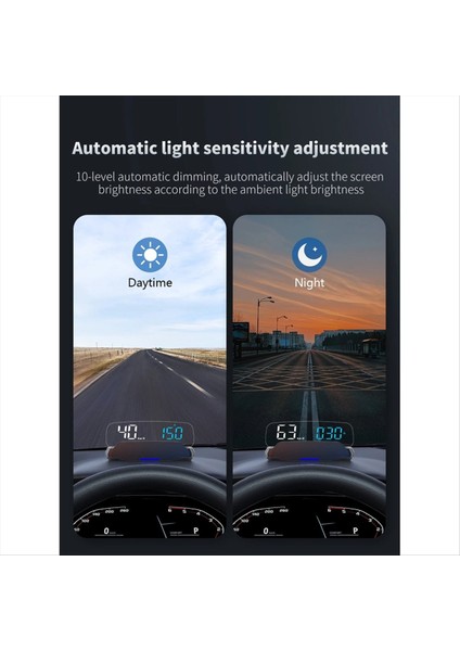 C7B Araba Obd Hud Kafa Voltmetre Pusula Su Temp Projektör Navigasyon Akıllı Telefon Tutucu (Yurt Dışından) indirimleri