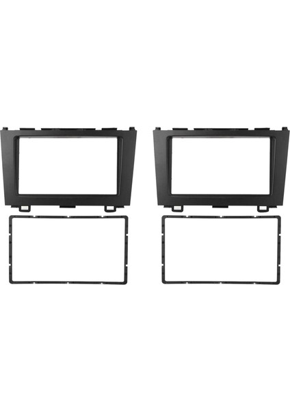 Honda Crv 07-10 Için 3x 2 Dın Car DVD Stereo Radyo Fasya Panel Çerçevesi (Yurt Dışından)
