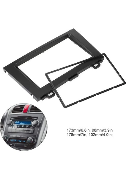 Honda Crv 07-10 Için 3x 2 Dın Car DVD Stereo Radyo Fasya Panel Çerçevesi (Yurt Dışından) indirimleri