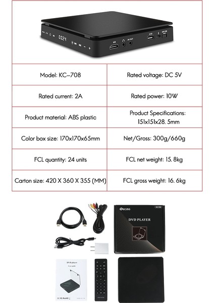 Ana Sayfa DVD Hd Video Player Children VCD Player Mini CD Çalar DVD Player Eu Flug (Yurt Dışından) fırsatları