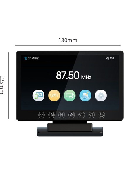 7 Inç Taşınabilir Araba Video Oynatıcı LCD Dokunmatik Ekran Radyo Multimedya Video Oynatıcı Araba Tv Monitörü Tablet Otomatik Aksesuarlar (Yurt Dışından) indirimleri