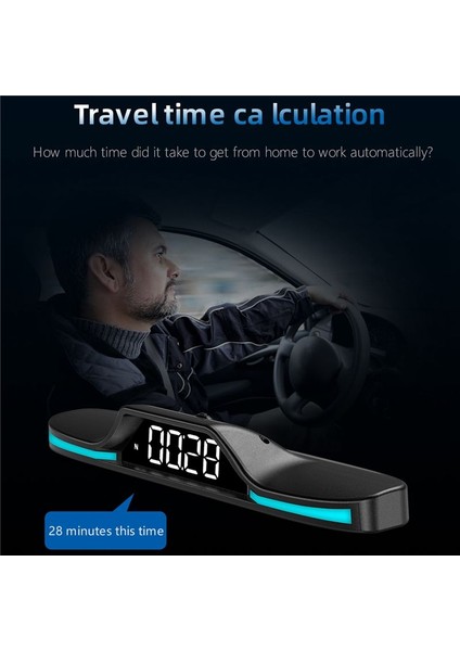 G15 Hud Başlık Ekranı Gps Hızlı Alarm Sürüş Hızlı Araba Ekranı Evrensel (Yurt Dışından) indirimleri