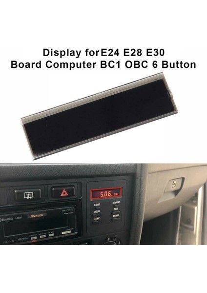 2x Araç LCD Ekran 6 Düğme Bilgisayar Bmw For Bmw E28 E30 Obc 325I 318I 325IX 528 525I 535I 62131377803 (Yurt Dışından) fırsatları
