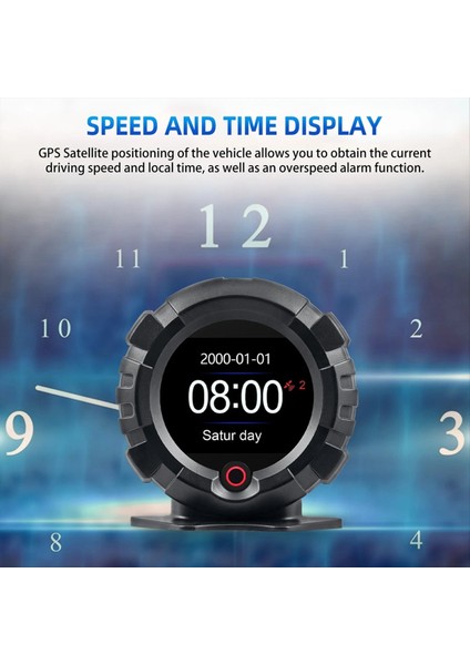 X95 Araba Gps Eğim Metre Dijital Kafa Yukarı Ekran Incinometre Hızölçer Off-Road Araba Perde Eğim Açısı Ölçer (Yurt Dışından) indirimleri