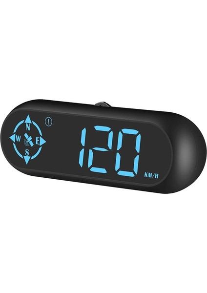 Dijital Araba Gps Hızölçer Araba Hud Head Up Section Mph Pusula Sürüş Yönü Yorgunluk Sürüş Hatırlatma (Yurt Dışından)