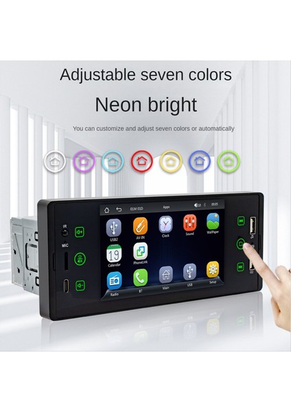 5 Inç Otomobil Mp5 Player Kablosuz Carplay Android Araba Taşınabilir Radyo Ses Sistemi Kafa Ünitesi 1 Dın Araba Navigasyonu (Yurt Dışından) fiyatları