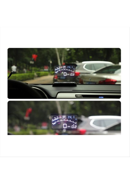 V41 Başlık Ekran Aracı Obdıı Euobd 5 5in Ön Cam Projektör Hud Ekran Vardiya Hatırlatma Su Sıcaklığı Rpm Km/s (Yurt Dışından) indirimleri