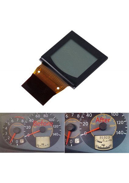 Nissan Quest 04-06 Van 4 Kapılı Ekran Değiştirme Için 2x Yeni LCD Ekran Ekran Hız Gösterimi Kümesi (Yurt Dışından) modelleri