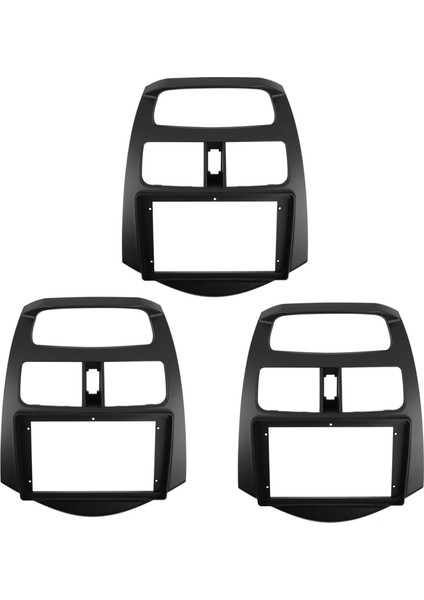 3pcs Chevrolet Spark Için 9 Inç Radyo Fasyaları 2010-2013 Çift Dın DVD Stereo Panel (Yurt Dışından)