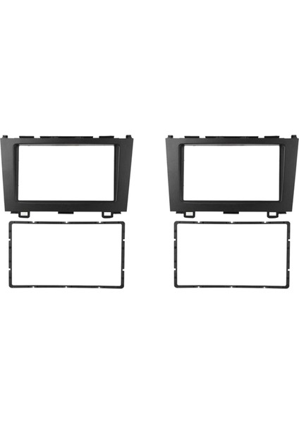 Honda Crv 07-10 Için 2x 2 Dın Car DVD Stereo Radyo Fasya Panel Çerçevesi (Yurt Dışından)
