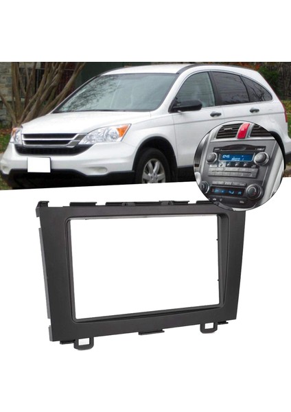 Honda Crv 07-10 Için 2x 2 Dın Car DVD Stereo Radyo Fasya Panel Çerçevesi (Yurt Dışından) indirimleri