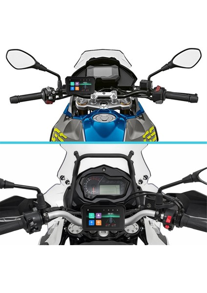 5 Inç Motosiklet Taşınabilir Gps Navigasyon Ekranı Kablosuz Carplay Android Auto IP68 Su Geçirmez Ekran Bluetooth (Yurt Dışından) fırsatları