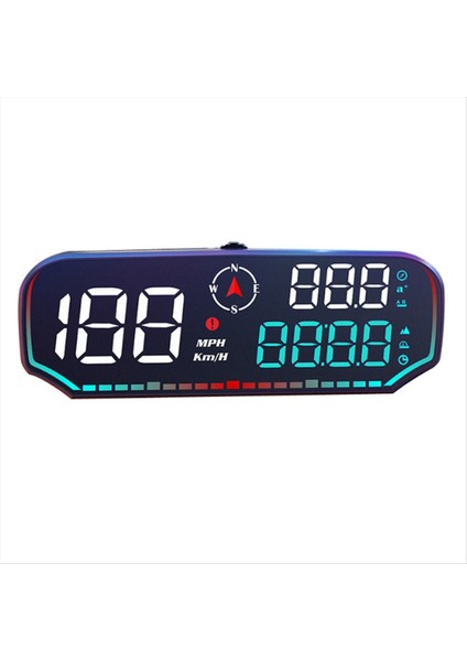 Araba Kafası Ekran Araba Hud Gps LED Ekran Yorgunluk Sürüş Alarm Hız Tombometresi Takometre Ekran (Yurt Dışından) indirimleri