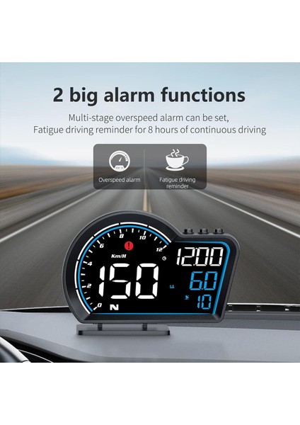 G16 Araba Gps Başlık Ekranı Hud Hedece Tozet Kilit Dijital Saat Evrensel (Yurt Dışından) fiyatları
