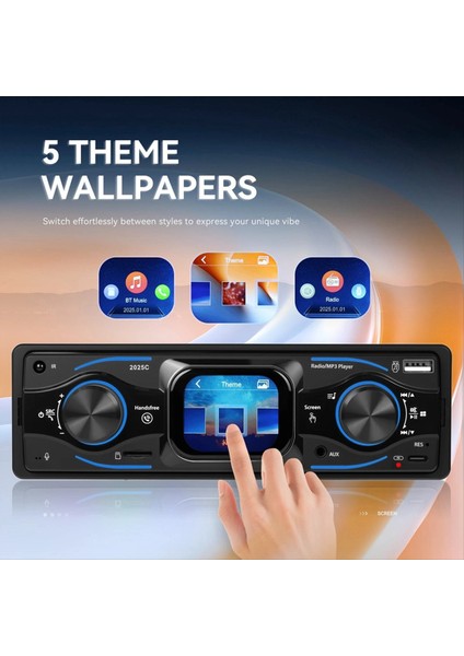 1din Araba Mp3 Çalar Radyo 2 17INCH Dokunmatik Ekran Destek Usb/sd/aux Renkli Işıklar Bluetooth Fm (Yurt Dışından) fırsatları