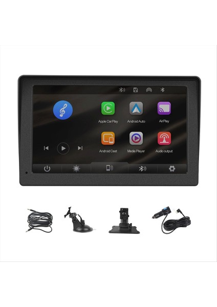 Taşınabilir Araba Stereo Kablosuz Carplay Android Otomatik Bluetooth Hands-Serbest/ayna Bağlantısı/navigasyon/aux ile 7 Inç Araba Radyosu (Yurt Dışından) modelleri