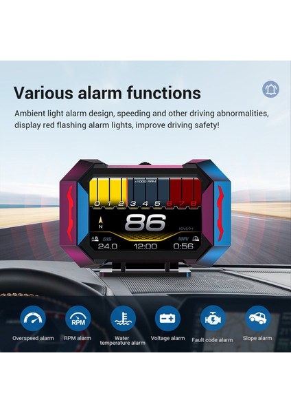 Otomatik LCD Obd2 Hud Kafa Dijital Araç Hedece Komantörü Kapalı Yol Yardımı Sadece Büyümetro Tranitro Su Semp Iyi (Yurt Dışından) modelleri