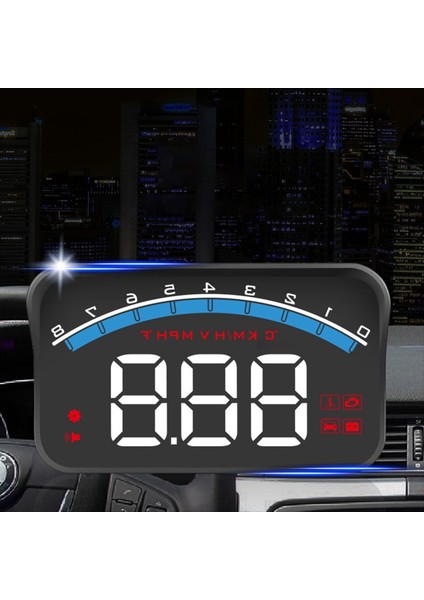 Hud Head Up Display Obd2 Projektör Arabası Dijital Hız Türometresi Su Sıcaklığı Ekran Araç Aksesuarları (Yurt Dışından) fiyatları