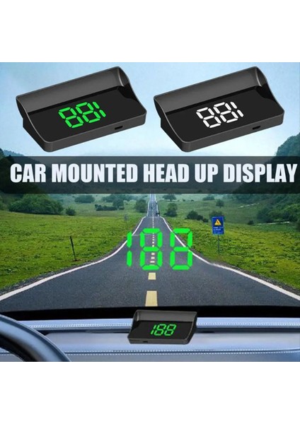 V9 Araba Baş Up Display Hud Speedometre Ekran Ön Cam Projector Kmh/mph Otomotiv Genel Aksesuarlar A (Yurt Dışından) fiyatları