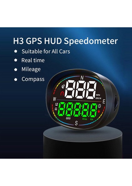 Araba Gps Hızölçer Araba Kafaları Için Hud Ekran Mph Araba Dijital Hız Göstergesi Arabalar Için Çok Fonksiyonlu Hız Ekranı (Yurt Dışından) fiyatları