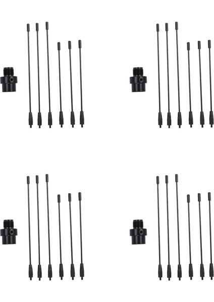 4 Set Anten Uhf-F 10-1300MHZ Nagoya Anten Kara Mobil Radyo Için Kırmızı Antika Kurulum (Yurt Dışından)