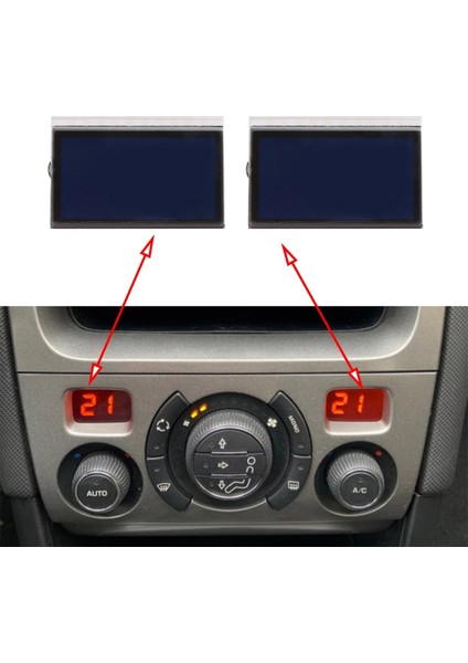 2pcs Araba Acc Ekran Ekran Klima Bilgileri Ekranı Peugeot Için Piksel Onarımı 308 308CC 2007-2013 (Yurt Dışından) fiyatları